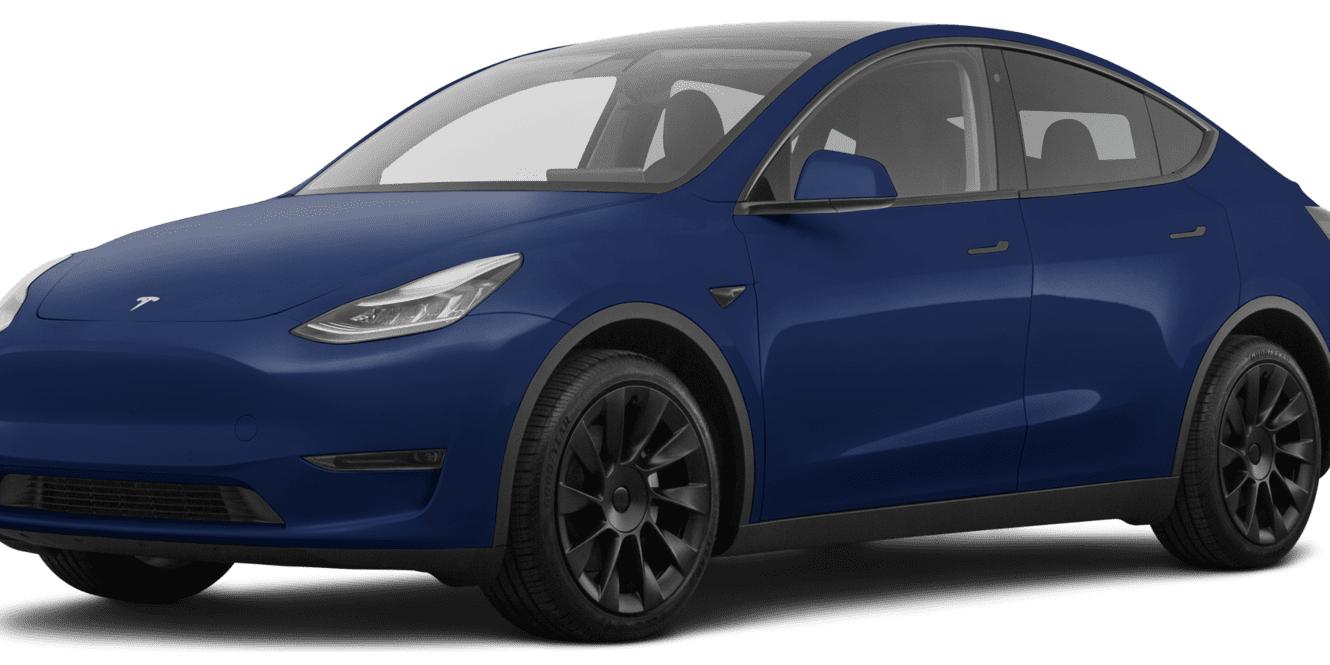 TESLA MODEL Y 2021 5YJYGAEE5MF117671 image